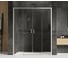 Дверь в нишу NEW TRENDY PRIME 200x200 хром D-0340A 2