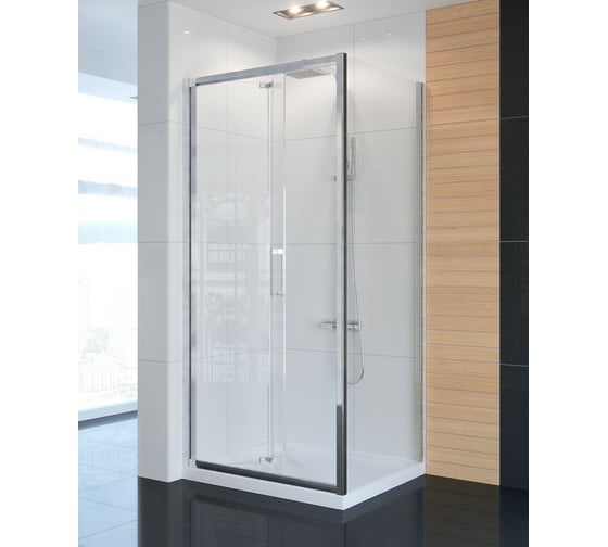 Душевое ограждение NEW TRENDY ALTA 90x80x195 хром D-0088A/D-0078B