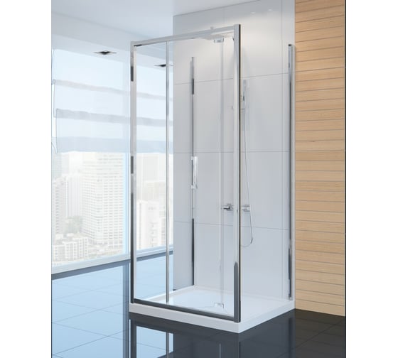 Душевое ограждение NEW TRENDY ALTA 90x90x195 хром K-0447