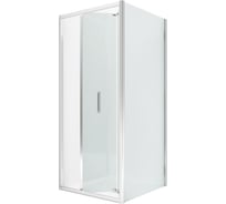 Душевое ограждение NEW TRENDY ALTA 80x80x195 хром D-0087A/D-0078B