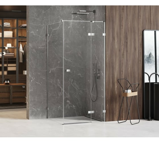 Душевое ограждение NEW TRENDY AVEXA 90x80x200 хром EXK-1470