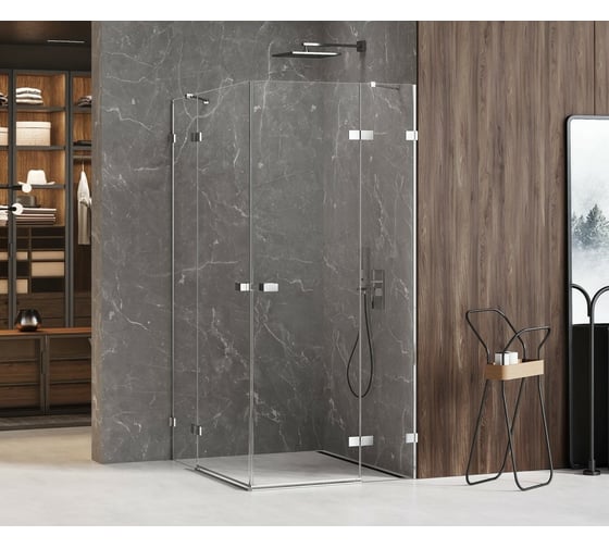 Душевое ограждение NEW TRENDY AVEXA 90x80x200 хром EXK-1520