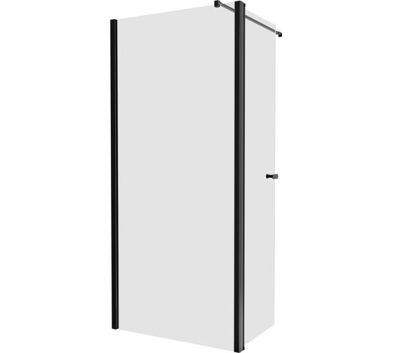 Душевое ограждение NEW TRENDY NEW SOLEO BLACK 100x195 (черный) K-0783 1