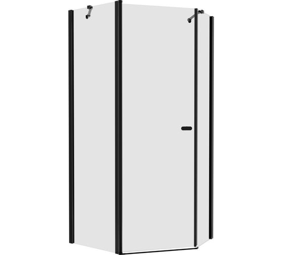 Душевое ограждение NEW TRENDY NEW SOLEO BLACK 100x80x195 (черный) K-0614