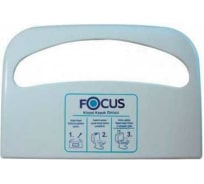 Диспенсер для покрытий на унитаз Focus 280x50x420 мм, пластик, белый BON-8027968