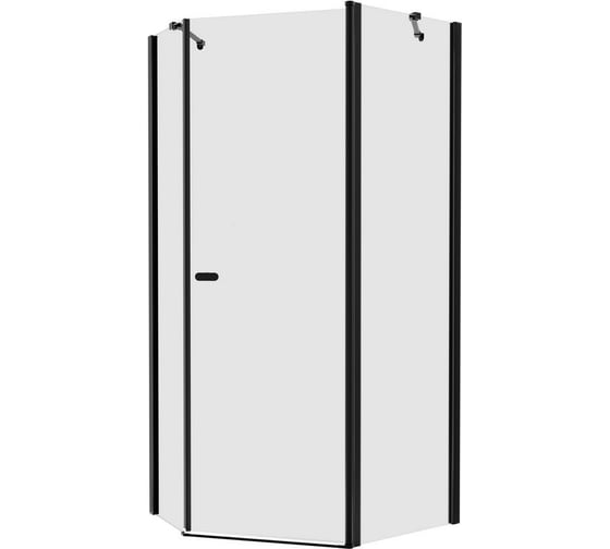 Душевое ограждение NEW TRENDY NEW SOLEO BLACK 100x80x195 (черный) K-0615