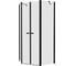 Душевое ограждение NEW TRENDY NEW SOLEO BLACK 100x80x195 (черный) K-0618 1