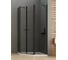 Душевое ограждение NEW TRENDY NEW SOLEO BLACK 100x80x195 (черный) K-0618 2