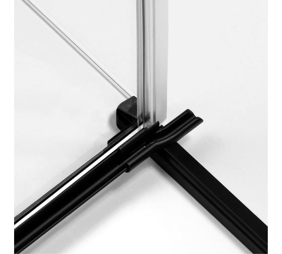 Душевое ограждение NEW TRENDY AVEXA BLACK 90x80x200 черный EXK-1574