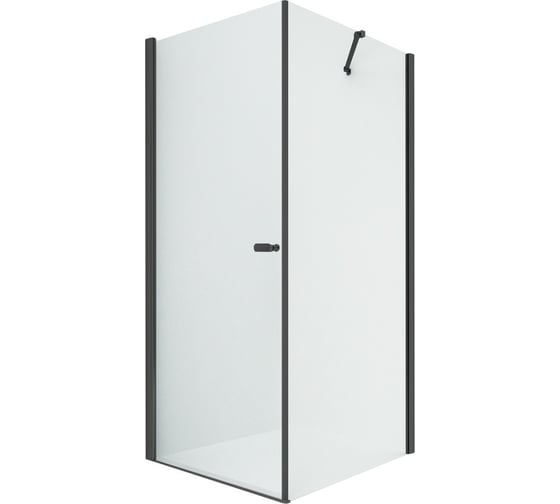 Душевое ограждение NEW TRENDY NEW SOLEO BLACK 100x90x195 (черный) D-0232A/D-0115B