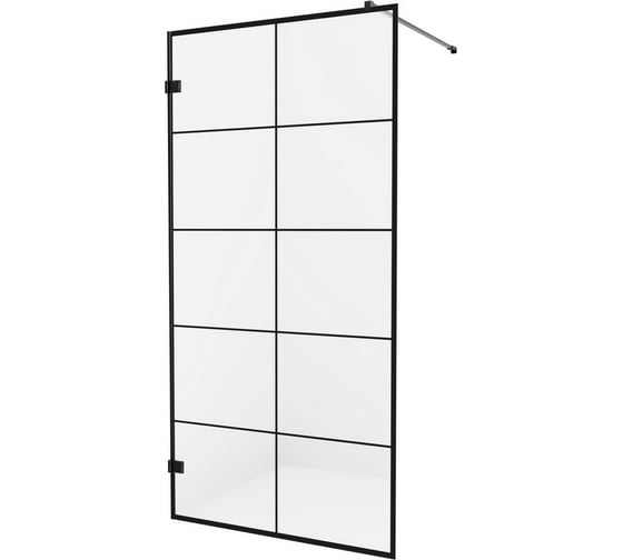 Душевое ограждение NEW TRENDY AVEXA BLACK 80x200 черный EXK-2021 1