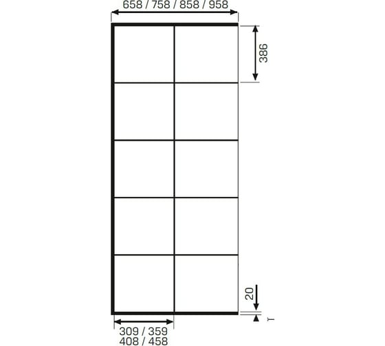 Душевое ограждение NEW TRENDY AVEXA BLACK 80x200 черный EXK-2021