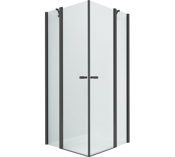 Душевое ограждение NEW TRENDY NEW SOLEO BLACK 2D 120x120x195 (черный) K-0558 1