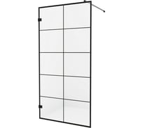 Душевое ограждение NEW TRENDY AVEXA BLACK 90x200 черный EXK-2022