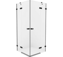 Душевое ограждение NEW TRENDY AVEXA BLACK 80x100x200 черный EXK-1610