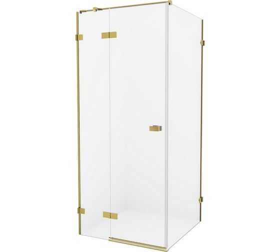 Душевое ограждение NEW TRENDY AVEXA GOLD 110x80x200 брашированное золото EXK-1870 1