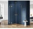 Душевое ограждение NEW TRENDY AVEXA GOLD 90x90x200 брашированное золото EXK-1781 2