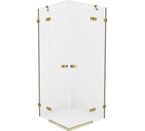 Душевое ограждение NEW TRENDY AVEXA GOLD 120x80x200 брашированное золото EXK-1788