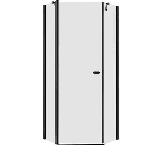Душевое ограждение NEW TRENDY NEW SOLEO BLACK 80x80x195 (черный) K-0612 1