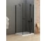 Душевое ограждение NEW TRENDY NEW SOLEO BLACK 90x110x195 (черный) K-0680 2