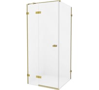 Душевое ограждение NEW TRENDY AVEXA GOLD 100x90x200 брашированное золото EXK-1756