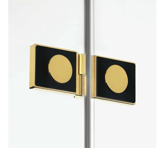 Душевое ограждение NEW TRENDY AVEXA GOLD 90x80x200 брашированное золото EXK-1743