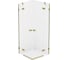 Душевое ограждение NEW TRENDY AVEXA GOLD 120x110x200 брашированное золото EXK-1889 1