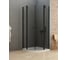 Душевое ограждение NEW TRENDY NEW SOLEO BLACK 90x90x195 (черный) K-0539 2