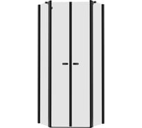 Душевое ограждение NEW TRENDY NEW SOLEO BLACK 90x90x195 (черный) K-0617