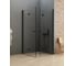 Душевое ограждение NEW TRENDY NEW SOLEO BLACK складные 2D 80x100x195 (черный) D-0234A/D-0240A 2