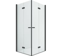 Душевое ограждение NEW TRENDY NEW SOLEO BLACK складные 2D 90x80x195 (черный) D-0235A/D-0238A