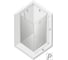 Душевое ограждение NEW TRENDY NEW SOLEO BLACK складные двери R 70x100x195 (черный) D-0237A/D-0116B 3