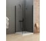 Душевое ограждение NEW TRENDY NEW SOLEO BLACK складные двери R 90x70x195 (черный) D-0239A/D-0113B 2