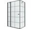 Душевое ограждение NEW TRENDY NEW SOLEO BLACK L 90x90x195 (черный) K-0579 1