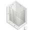 Душевое ограждение NEW TRENDY NEW SOLEO BLACK L 90x90x195 (черный) K-0579 3