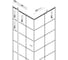 Душевое ограждение NEW TRENDY NEW SOLEO BLACK L 90x90x195 (черный) K-0579 4