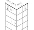Душевое ограждение NEW TRENDY NEW SOLEO BLACK L 90x90x195 (черный) D-0289A/D-0120B 4
