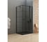 Душевое ограждение NEW TRENDY NEW SOLEO BLACK R 90x90x195 (черный) K-0581 2