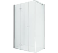 Душевое ограждение NEW TRENDY NEW SOLEO PLUS складные двери L 100x120x195 (хром) K-0623