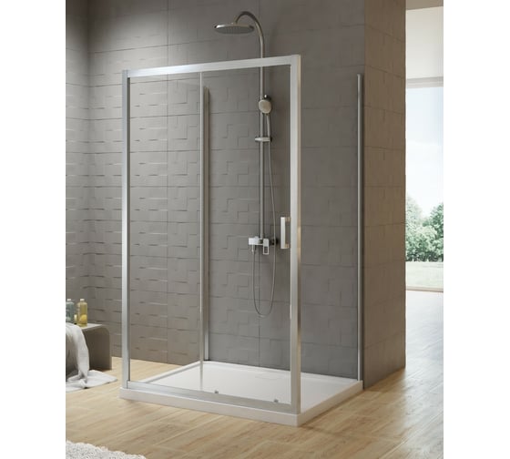 Душевое ограждение NEW TRENDY NEW VARIA 100x90x190 (хром) K-0511