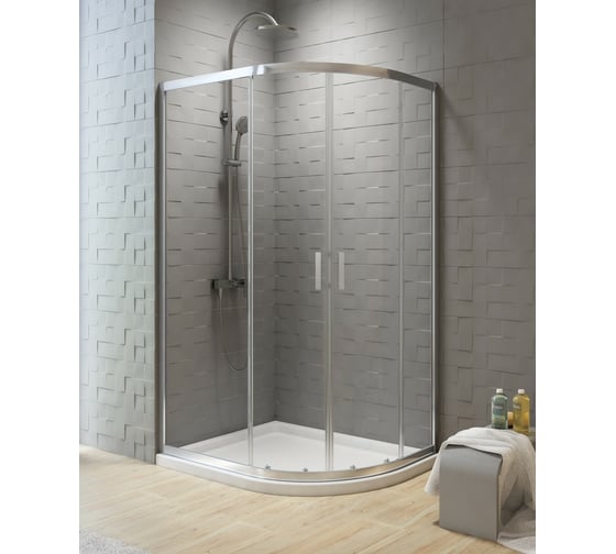 Душевое ограждение NEW TRENDY NEW VARIA 120x85x190 (хром) K-0509