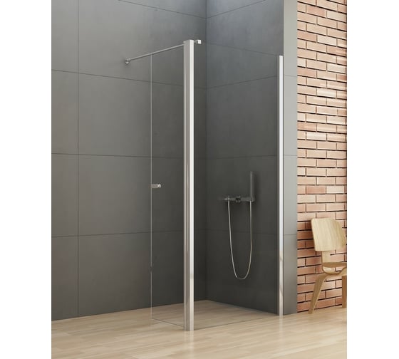 Душевое ограждение NEW TRENDY NEW SOLEO 60x195 хром K-0755