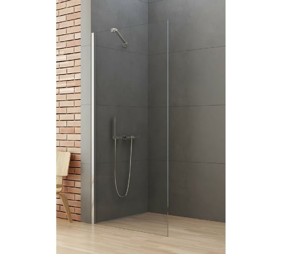 Душевое ограждение NEW TRENDY NEW SOLEO 120x195 хром K-0743