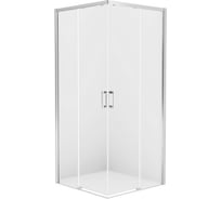 Душевое ограждение NEW TRENDY PRIME 100x80x200 (хром) D-0298A/D-0295A
