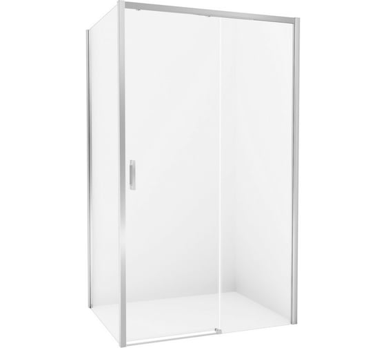 Душевое ограждение NEW TRENDY PRIME 100x80x200 (хром) D-0299A/D-0123B 1