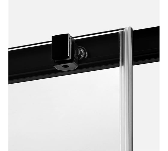 Душевое ограждение NEW TRENDY PRIME BLACK R 100x90x200 (черный) D-0317A/D-0129B
