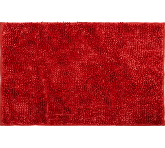 Мягкий коврик для ванной комнаты Moroshka Expressia 50x80 см, цвет красный 932-303-02