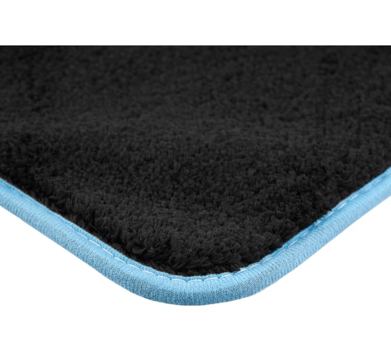Мягкий коврик для ванной комнаты Moroshka Bantu 50x80 см, цвет черный 942-303-02