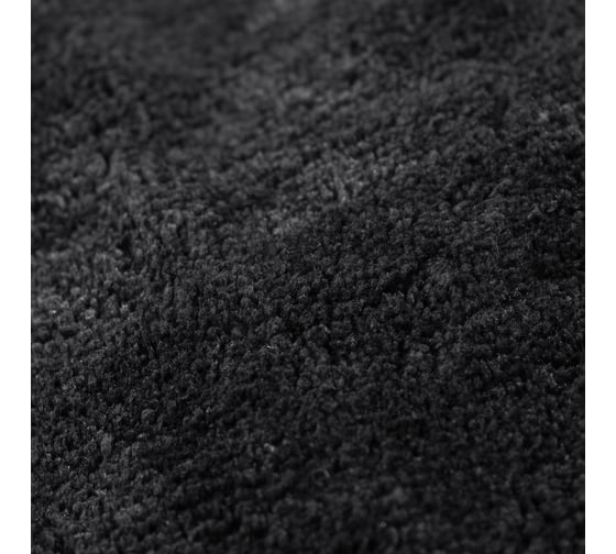 Мягкий коврик для ванной комнаты Moroshka Bantu 50x80 см, цвет черный 942-303-02