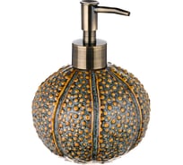 Дозатор для жидкого мыла Moroshka Mare 12x12x14,5 см, цвет коричневый и голубой G87-97